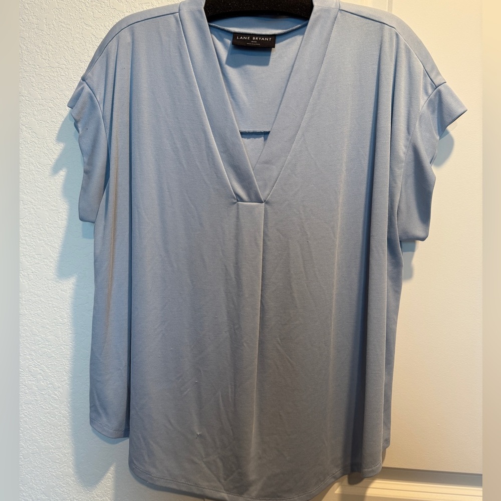 Lane Bryant Soft Blue Blouse